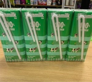 Sữa tươi tiệt trùng Vinamilk 100% 180ml - 4 hộp/ vỉ