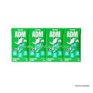 Sữa tươi tiệt trùng Vinamilk ADM 110ml - 4 hộp/ vỉ
