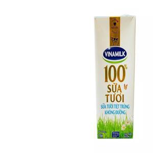 Sữa tươi tiệt trùng Vinamilk không đường 1L