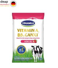 Sữa Tươi Tiệt Trùng Vinamilk Hương Dâu Bịch 220ML DEEP29 www.yeuhangduc.vn sẵn sàng cho bạn