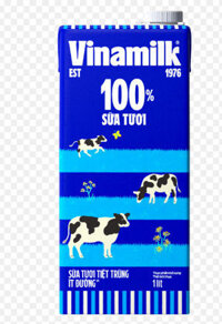 Sữa tươi tiệt trùng VINAMILK ít đường hộp 1L – Thùng 12 hộp x 1L