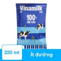 Sữa tươi tiệt trùng Vinamilk ít đường 220 ml (từ 1 tuổi)