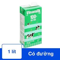 Sữa tươi tiệt trùng Vinamilk có đường 1 lít (từ 1 tuổi)