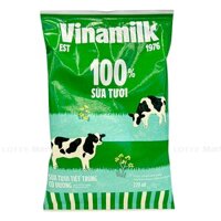 Sữa Tươi Tiệt Trùng Vinamilk 100% Có Đường Bịch 220ml