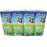 Sữa Tươi Tiệt Trùng Vinamilk Không Đường 180ml