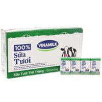 Sữa Tươi Tiệt Trùng Vinamilk Có Đường Hộp 110ml (thùng 48 hộp)