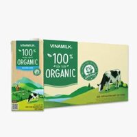 Sữa Tươi Tiệt Trùng Vinamilk 100% Organic – Thùng 12 hộp 1Lít