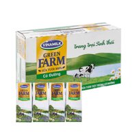 Sữa tươi tiệt trùng Vinamilk Green Farm có đường 180ml x 48 hộp