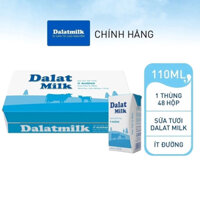 Sữa Tươi TT Dalatmilk Ít Đường 110ml