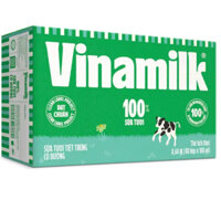 Sữa Tươi Vinamilk 100% 180ml Có Đường/ Ít Đường Thùng 48 hộp ( Date mới nhất )