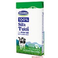 SỮA TƯƠI VINAMILK 100% CÓ ĐƯỜNG 110ML