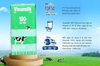 Sữa tươi Vinamilk có đường hộp 110ml – vỉ 4 hộp