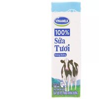 Sữa tươi Vinamilk không đường 180ml