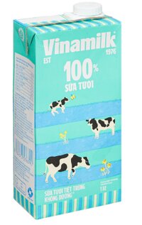 Sữa Tươi Vinamilk Không Đường hộp 1L - Thùng 12 hộp