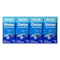 Sữa uống dinh dưỡng Dielac Grow Plus 110ml (Sữa Non) - Lốc 4 hộp (Giao bao bì ngẫu nhiên)