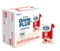 sữa uống dinh dưỡng GrowPLUS+ Vị Dâu Sữa Hộp 110ml