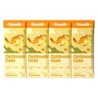 Sữa uống dinh dưỡng Optimum Gold 180ml (Lốc 4 hộp) new