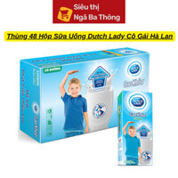 Sữa Uống Dutch Lady Cô Gái Hà Lan Có Đường Cao Khỏe 110ml/180ml (Thùng 48 Hộp)