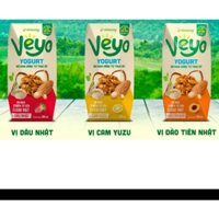 Sữa Veyo mix CAM ĐÀO DÂU Date 8/2025 (VINASOY) từ thực vật