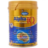 Sữa Vinamilk Dielac Alpha Gold số 3 cho trẻ từ 1 đến 2 tuổi hộp 400g