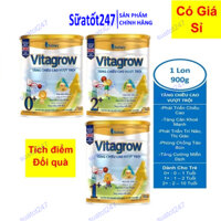 Sữa Vitagrow 900g ( Đủ các số: 0+,1+,2+ ) Tăng Cường Chiều Cao Vượt Trội - Date Luôn Mới