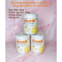 Sữa Wakodo Bonlact đạm đậu nành cho bé dị ứng đạm bò, 330gr