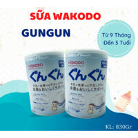 Sữa Wakodo GUNGUN Cho Bé Từ 9 Tháng Đến 3 Tuổi 830gr