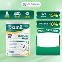 Sữa Y Tế Dramil Weight Gain - Sữa Tăng Cân Chuyên Dụng Dành Cho Cả Trẻ Em Và Người Lớn Bị Gầy Ốm (Hộp 900g) | HCS