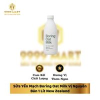 Sữa Yến Mạch Boring Oat Milk Vị Nguyên Bản 1 Lít New Zealand