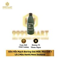 Sữa Yến Mạch Boring Oat Milk  Pha Chế 1 Lít ( Màu Xanh) New Zealand