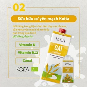 Sữa yến mạch hữu cơ Oat Milk Koita - 1 lít