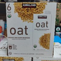 Sữa yến mạch Kirkland Oat 6x946ml hữu cơ không đường