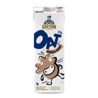Sữa Yến Mạch Vị Cacao, UHT Oat with Cocoa & Malt Beverage (1L) - CAPTAIN OATS