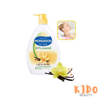 Sữa Tắm MONSAVON Chiết Xuất Sữa Và Hoa Vani Lait & Vanille Douche Creme Hydratante 1000ml