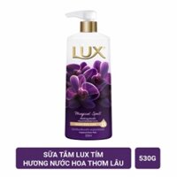 Sưac tắm Lux tím hương nước hoa thơm lâu 530g