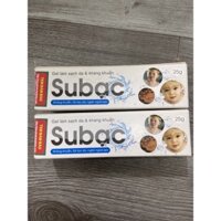 SUBAC- Gel làm sạch da và kháng khuẩn (tuyp 25g)