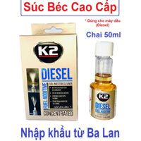 [Súc béc Cao cấp] Dung dịch vệ sinh kim phun K2 máy dầu, máy xúc, máy cày, ô tô chạy Diesel nhập khẩu Ba Lan, chai 50ml