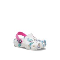 Sục Crocs màu trắng họa tiết Butterfly cho bé gái size C7-J4