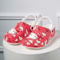 Sục Hello Kitty chấm bi đỏ xinh xẻo cho bé gái, sục mềm nhẹ