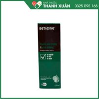Súc họng Betadine phòng và trị nhiễm khuẩn khoang miệng