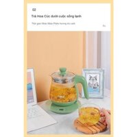 Sức Khỏe Hoàn Toàn Tự Động Kính Dày Đa Năng Ấm Điện Đun Nước Gia Đình Văn Phòng Ấm Đun Nước Nấu Trà Đun Sôi