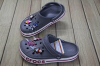 Sục nhựa Crocs-baya người lớn (xám)