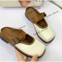 Sục nữ mũi vuông đơn giản thanh lịch cao 2cm hàng QC fullbox 808