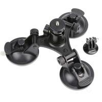 Suction Cup Mount 360 Degree Tripod Ball Head Mount for  Hero5 Black