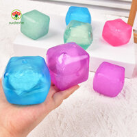 Sudeyte Clear Stress Cube Bộ 4 Bộ Đồ Chơi Fidget Khối Lập Phương Căng Thẳng Để Giảm Lo Âu Squishy Đồ Chơi Cảm Giác Cho Trẻ Em Thanh Thiếu Niên Và Người Lớn Ice Pack Bóp Bóng Quà Tặng Hoàn Hảo