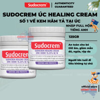 Sudocrem Úc Kem Chống Hăm Chàm Ban Đỏ Ngứa Cho Bé Sơ Sinh, Trẻ Em & Người Lớn Tuổi Đi Tiểu Không Tư Chủ Hộp 125Gr HSD Xa