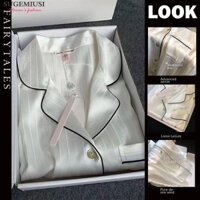 Sugemiusi Nhẹ Sang Trọng Cặp Đôi Bộ Đồ Ngủ Bộ Mùa Hè Mỏng Ice Silk Jacquard Quần Short Tay Ngắn Bộ Đồ Ngủ