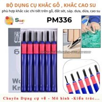 [SUGI ART SHOP] Dao khắc gỗ và khắc dưa hấu tết, Woodcut Knife cán nhựa