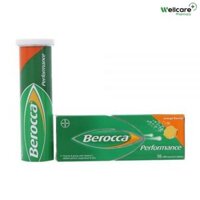 SỦI BEROCCA PERFORMANCE ( TUÝP 10 VIÊN ) – BỔ SUNG VITAMIN C, VITAMIN B TỔNG HỢP, TĂNG CƯỜNG ĐỀ KHÁNG