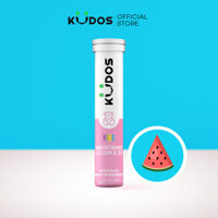 Sủi Kudos Kids Multivitamins Plus Calcium & D3 hương dưa hấu giúp bổ sung calci và vitamin cho cơ thể (20 viên) (TUÝP)